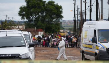 South African police continue arrests after mass shooting at pub