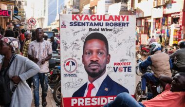 After presidential election, Ugandan police detain a key ally of opposition figure Bobi Wine