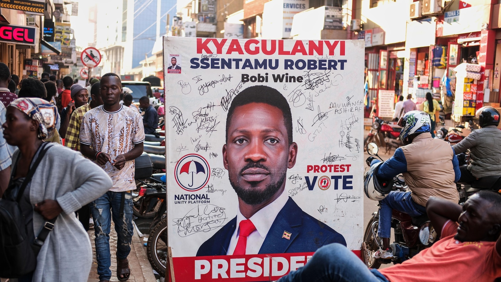 After presidential election, Ugandan police detain a key ally of opposition figure Bobi Wine