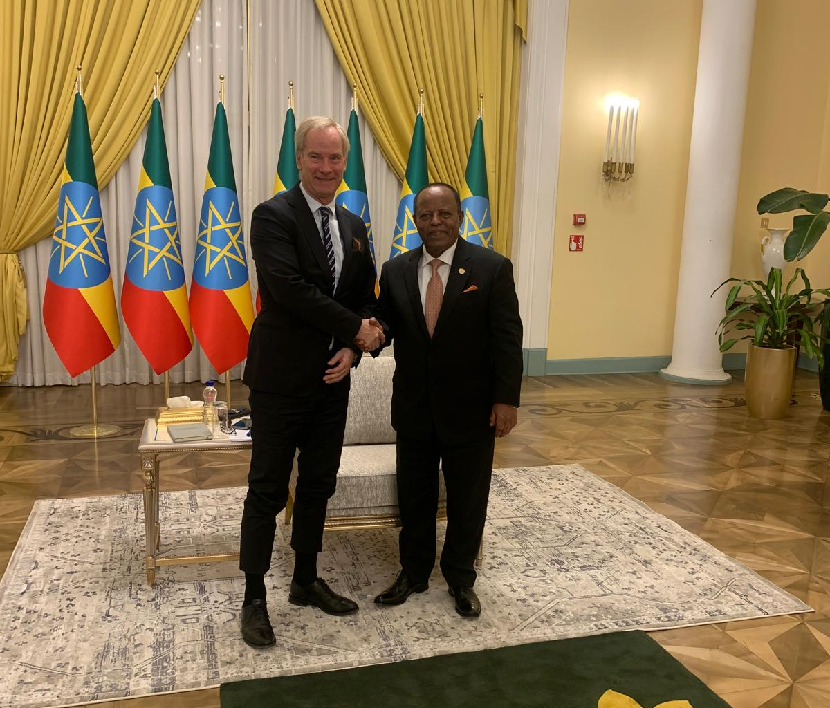 H.E. Ambassador Olaf Skoog; EEAS Deputy Secretary-General visited Ethiopia
