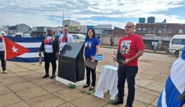 Honor and glory in Zimbabwe for Cubans fallen in Venezuela