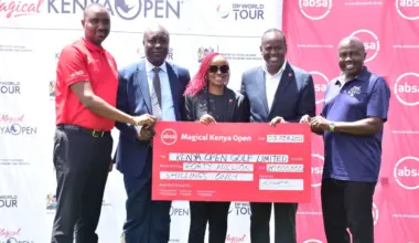 Boost as Absa pumps in Ksh65 million towards Magical Kenya Open