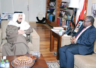 Al-Jarallah hosts Tanzanian Ambassador | arabtimes