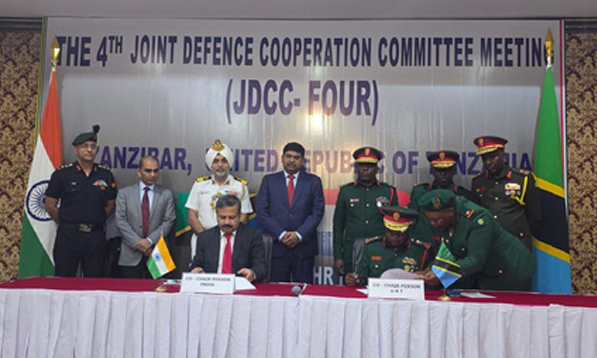 India, Tanzania discuss cooperation in military training, maritime security