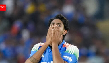 Injury scare for India days before T20 World Cup as Harshit Rana limps off during warm-up clash against South Africa | Cricket News