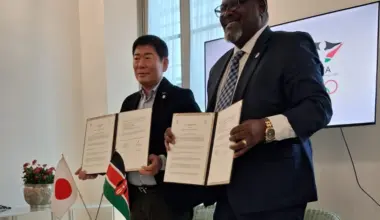 Kenya, Japan forge Olympic partnership to boost athlete development