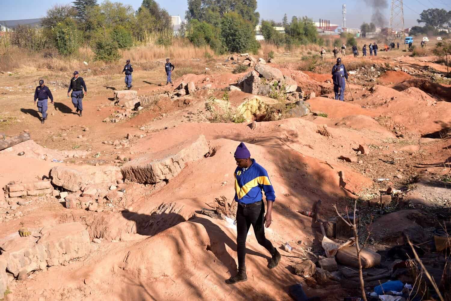 Illegal miner says he will keep digging to survive