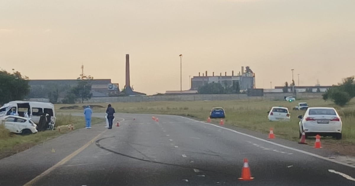 Six people shot dead on Meyerton road, 18 injured as taxi heading to Lesotho attacked
