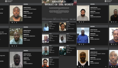 'Worst' Nigerian criminals convicted of terrorism, murder, rape, fraud; U.S. to deport 79
