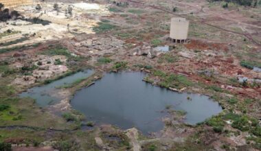 An environmental catastrophe in the making. (Photo: Felix Dlangamandla)