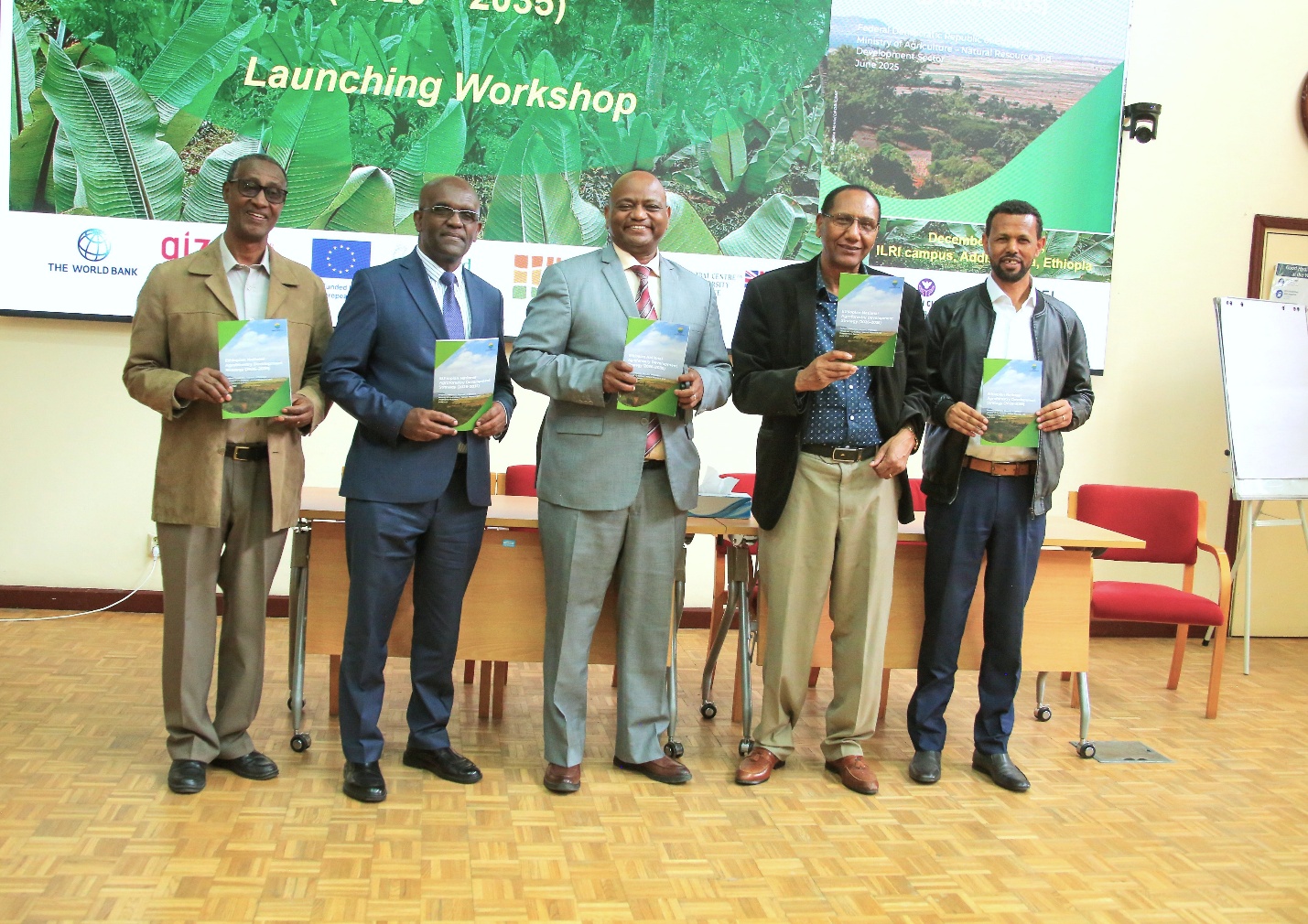 Participants from government, research and development organizations attend the launch of Ethiopia’s National Agroforestry Development Strategy in Addis Ababa.