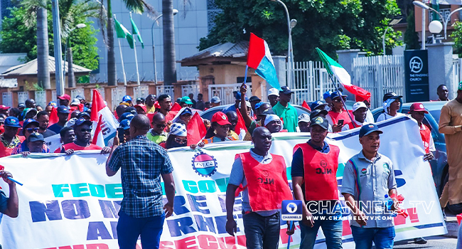 Court Restrains NLC, TUC, Three Others From Embarking On Strike, Protest • Channels Television