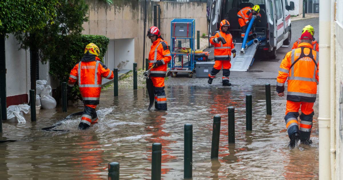 un mort et alerte rouge au Portugal, 100 000 personnes évacuées au Maroc