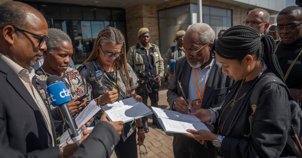 Security removes journalist from Namibia presidential event