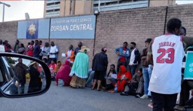 Police fire tear gas, rubber bullets to disperse foreigners seeking shelter at police station