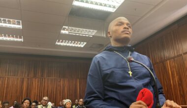 Shebeshxt appears in the Polokwane Regional Court as 11 new charges are added to his case. Photo by Mankaleme Thema