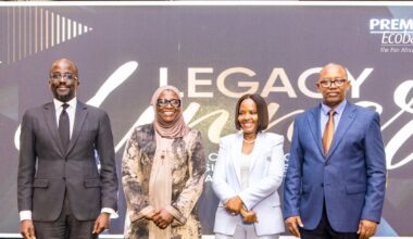 Ecobank Uganda Honours Outgoing Board Chairperson Richard Munanyeza