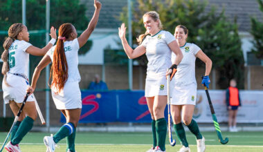Hannah Pearce scored first for South Africa beat Namibia 2-0 in the second Test of their four-match series at Elkanah House High School in Cape Town on Tuesday, 21 July 2026. All Photos: ACK Sports Photography