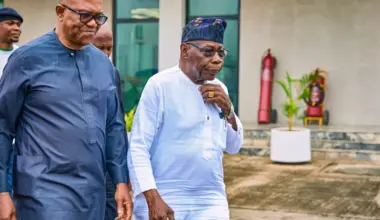 Peter Obi meets Obasanjo amid 2027 election speculation