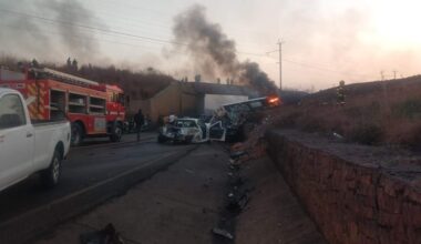 Four people were killed and eight others injured in an accident on the R555 near Middelburg, Mpumalanga.