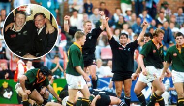 All Blacks vs Springboks: Former players share memories of historic 1996 triumph in South Africa