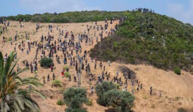 Moroccan security forces arrest nearly 300 migrants trying to reach Spain’s Ceuta