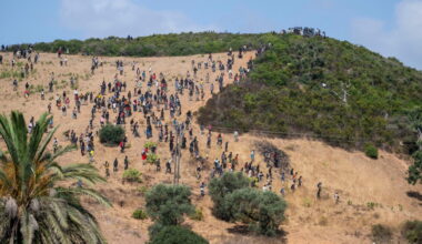 Moroccan security forces arrest nearly 300 migrants near Spanish exclave Ceuta