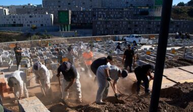 Ceuta begins burials for migrants who died attempting to cross into the Spanish territory