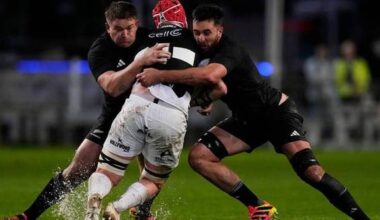 All Blacks call for injury cover after bruising 1st test against South Africa