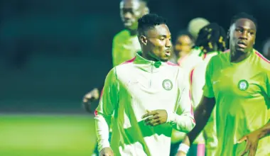 Super Eagles begin training for Madagascar AFCON qualifier