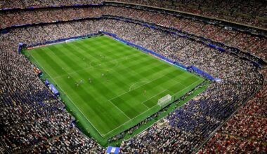Blick von oben in das ausverkaufte Houston Stadium während des WM-Gruppenspiels der Gruppe E zwischen Deutschland und Curaçao am 14. Juni 2026. Foto: Alex Slitz / Getty Images