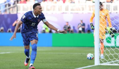 Kylian Mbappé bejubelt seinen Siegtreffer für Frankreich im WM-2026-Achtelfinale gegen Paraguay, vor dem Viertelfinale gegen Marokko