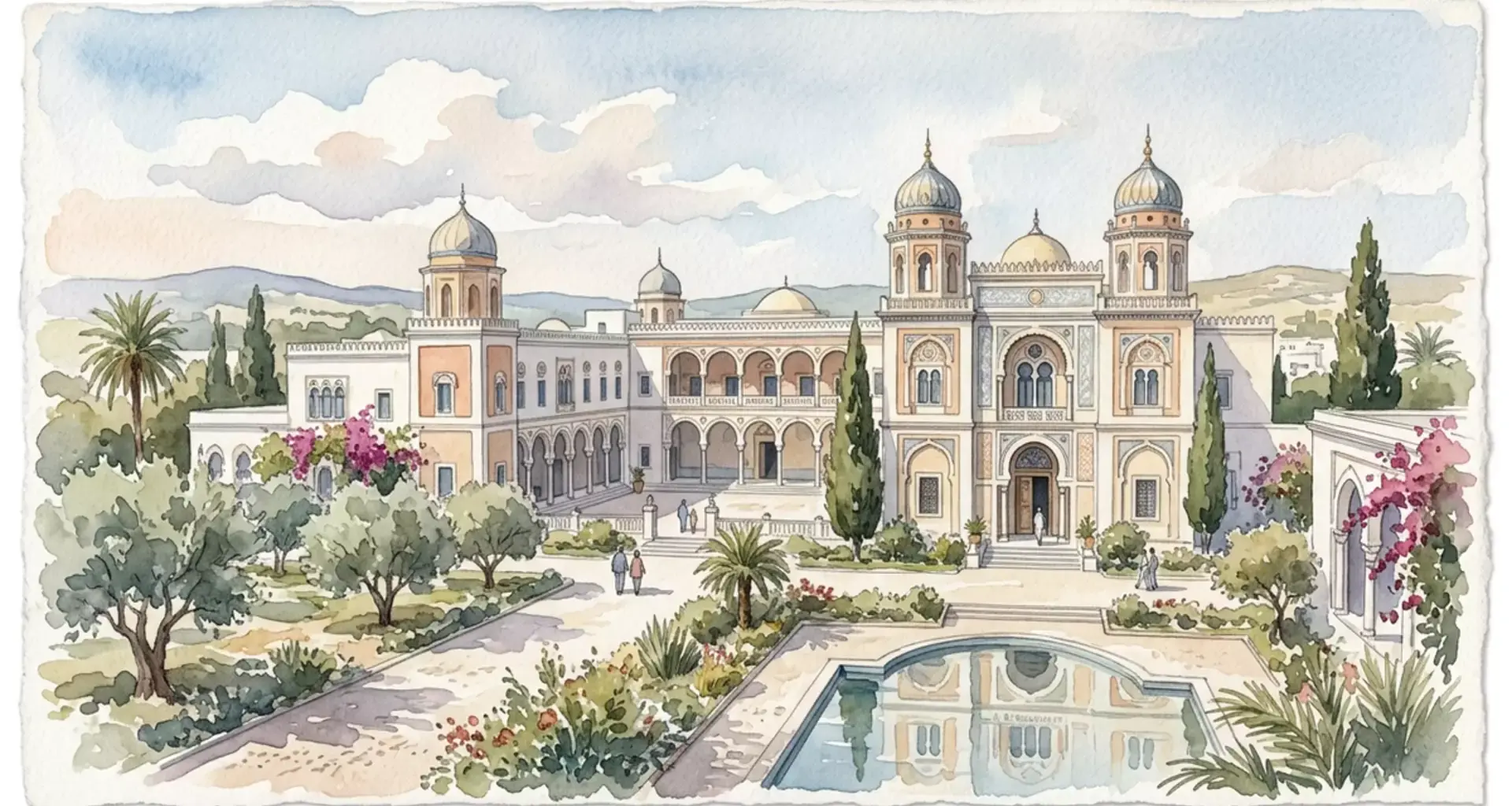 Musee du Bardo und die Steinböden von Tunis
