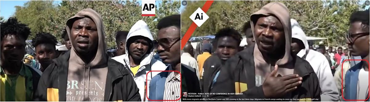 Video verfälscht Aussagen eines Migranten aus Tunesien