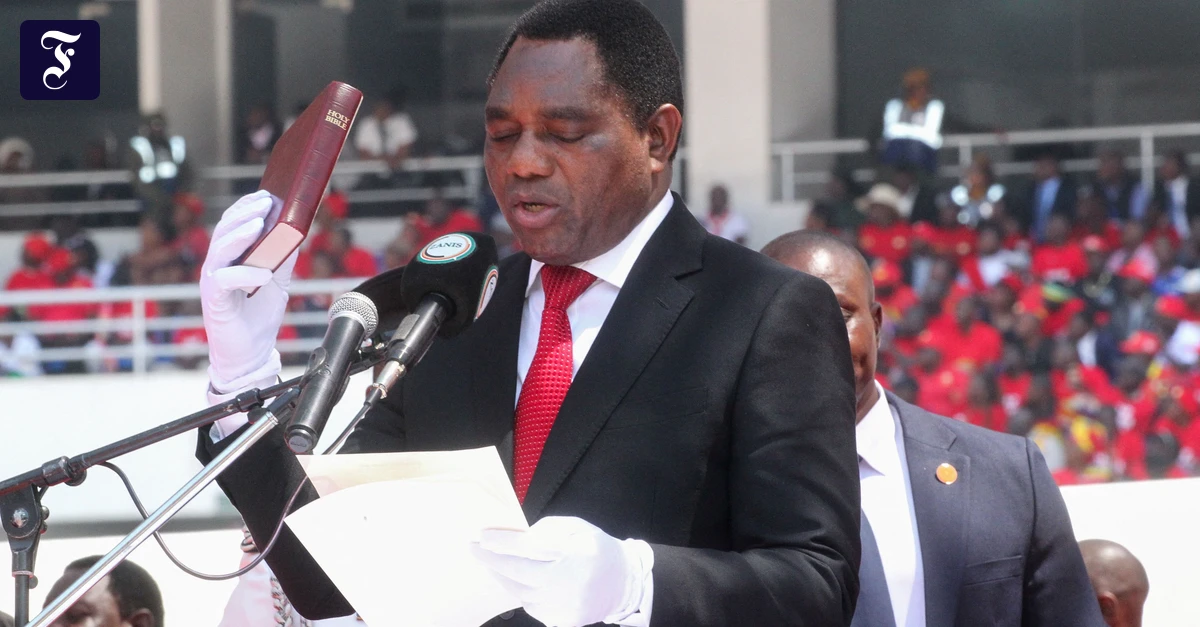 Sambia: Hakainde Hichilema tritt zweite Amtszeit als Präsident an