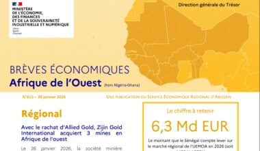 Brèves économiques régionales d’Afrique de l’Ouest (hors Nigéria-Ghana) n°615