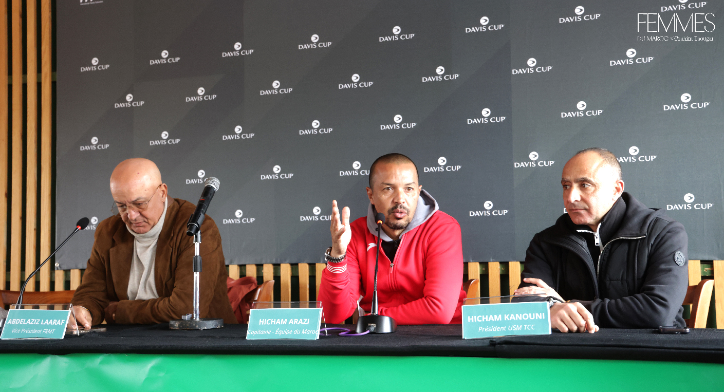 Coupe Davis 2026 : le Maroc dévoile son équipe pour le barrage face à la Colombie