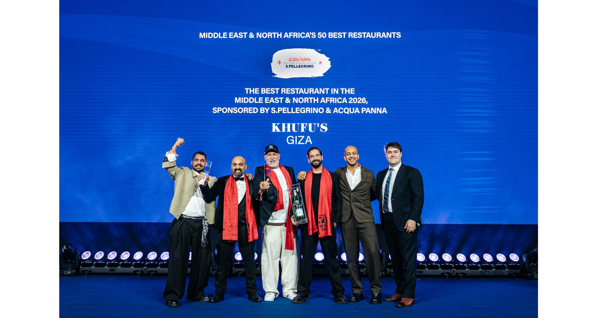 KHUFU'S EN ÉGYPTE EST ÉLU NO.1 DANS LA LISTE « MIDDLE EAST & NORTH AFRICA'S 50 BEST RESTAURANTS 2026 »