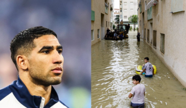 Achraf Hakimi_Inondations à Ksar El Kébir