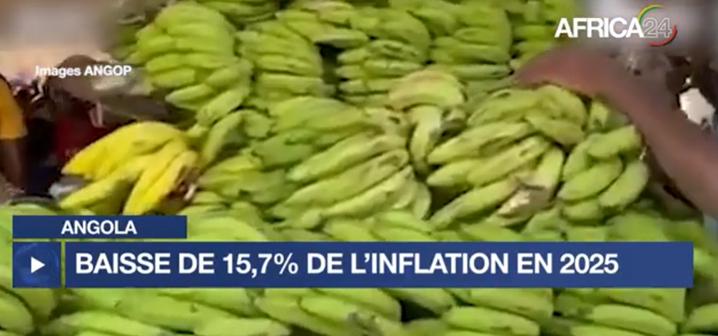 Angola : baisse de 15,7% de l'inflation en 2025