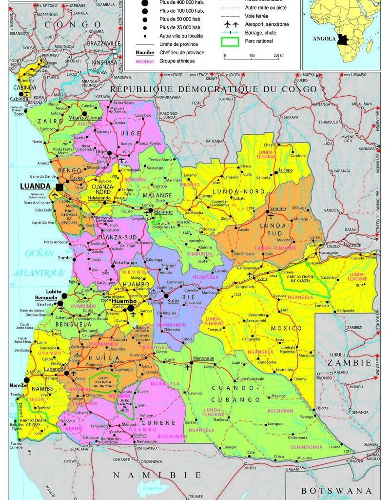 Présentation de l'Angola - Ministère de l’Europe et des Affaires étrangères