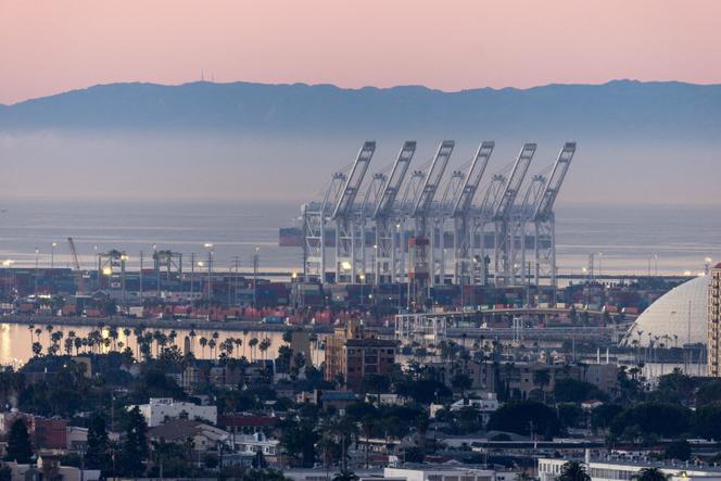 Le port de Long Beach, près de Los Angeles (Californie), le 14 janvier 2026.