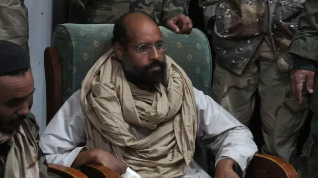 Saif al-Islam Kadhafi photographié en 2011