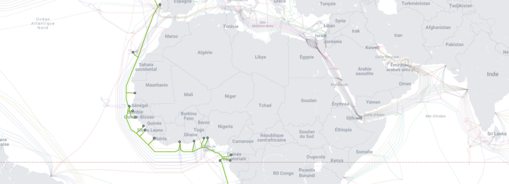 Internet : nouvelle panne sur le câble sous-marin Africa Coast to Europe (ACE)