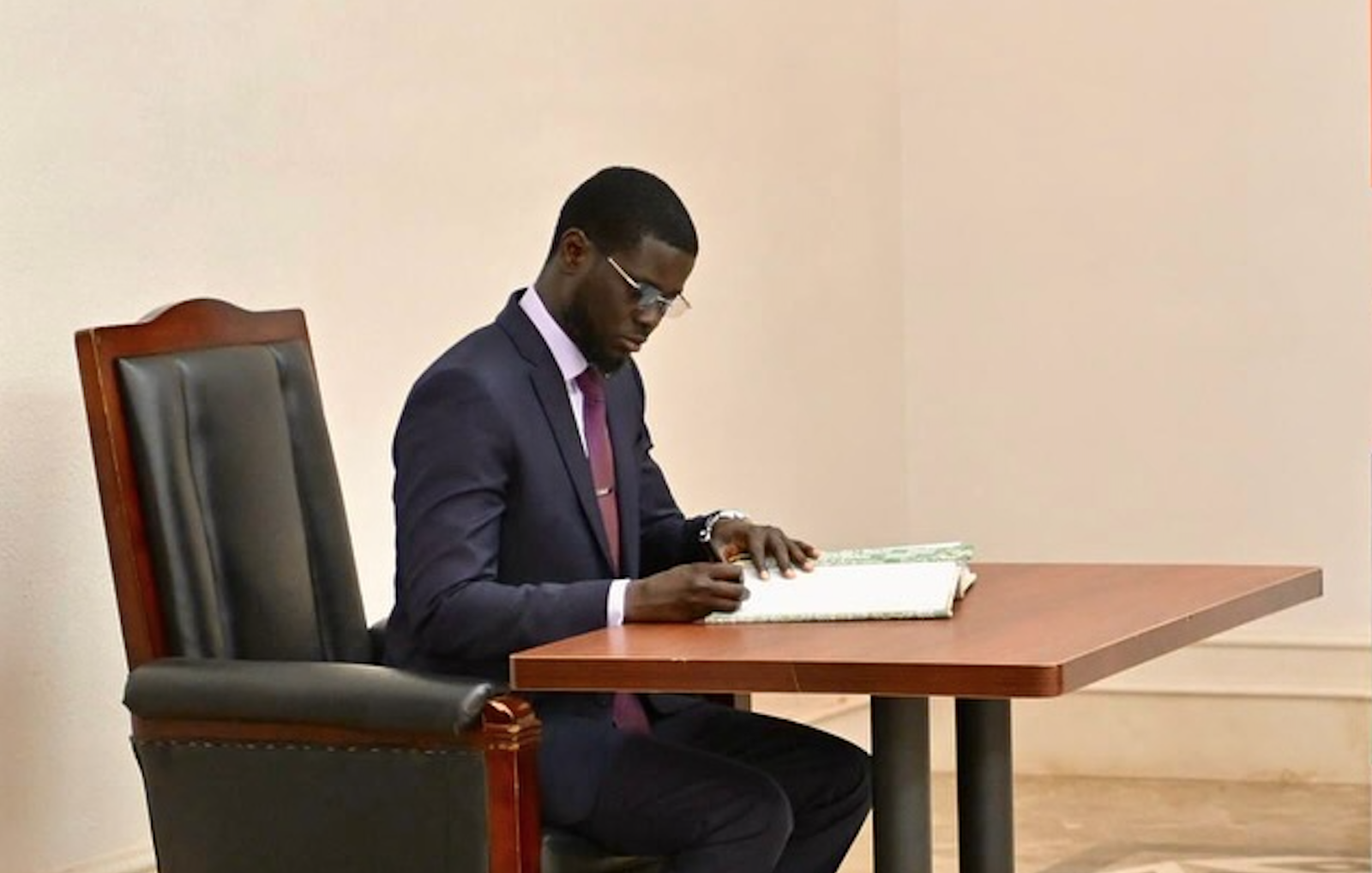 Bassirou Diomaye Faye signature