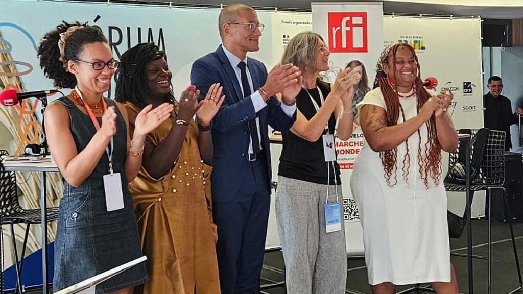 Zola Kondamambou, Ileana Santos, Karim Bouamrane, Valérie Nivelon et Dríade Priscilla Aguiar.