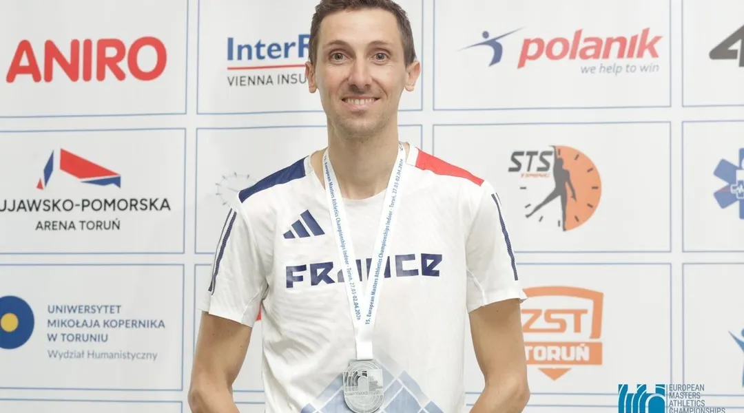 Athlétisme : une deuxième place aux championnats d’Europe masters pour Johan Bouffaut