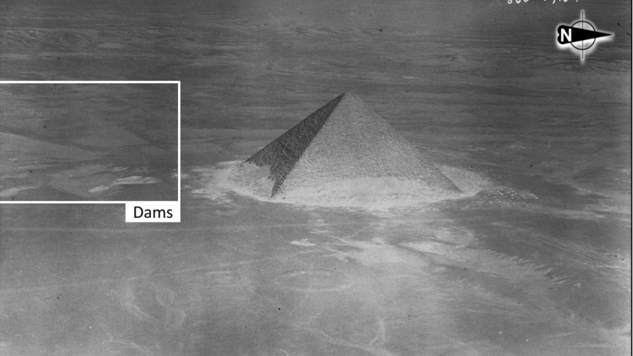 En Égypte, des barrages vieux de 4 500 ans pourraient révéler le secret de la construction de la pyramide rouge de Dahshur