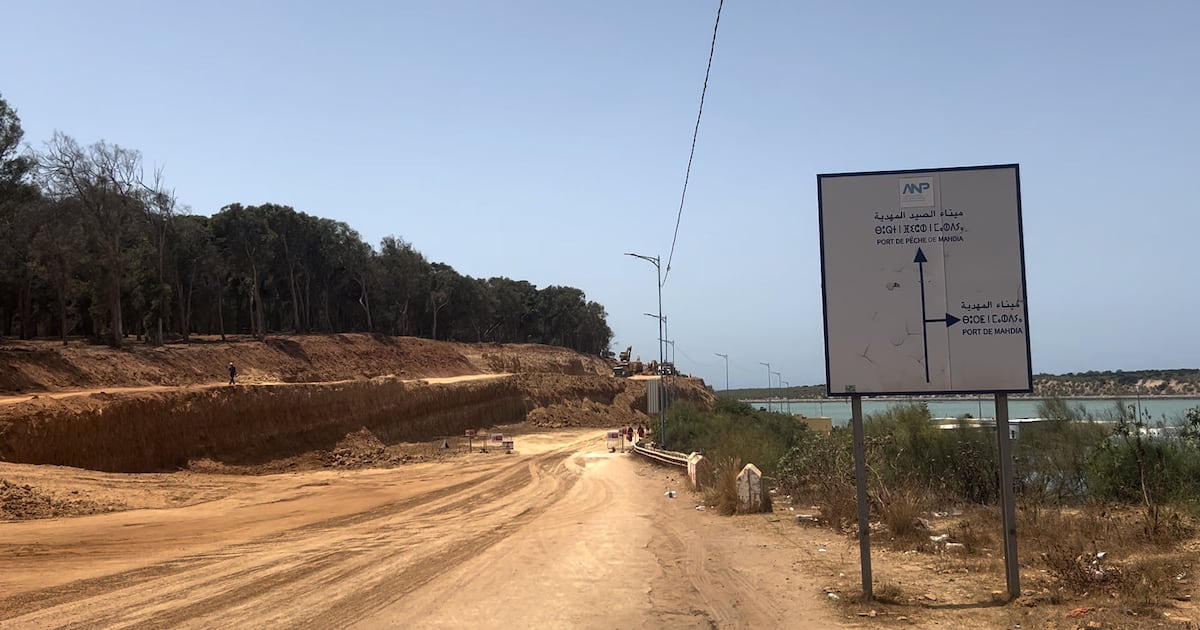Mehdia: un chantier de 9 millions de dirhams pour sécuriser la route du port