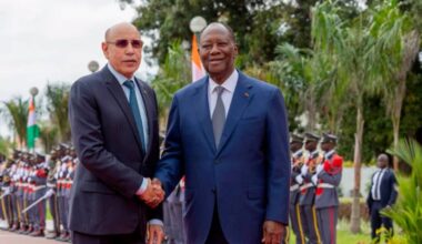 Coopération Côte d’Ivoire-Mauritanie/Face aux défis régionaux : Alassane Ouattara et Mohamed Ghazouani renforcent leur concertation